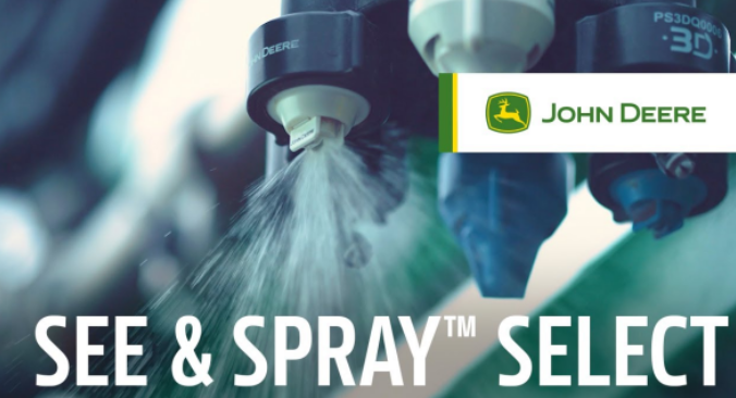 Рис. 4. Предиктивное распыление гербицидов позволяет в режиме реального времени мониторить и контролировать уровень заболеваемости среди растений и быстро купировать очаги распространения инфекций. (Источник: https://www.bluerivertechnology.com/)  